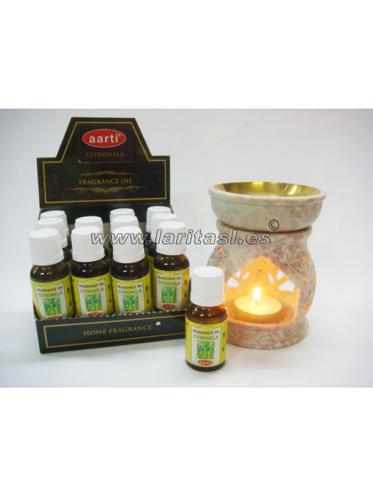Aceite perfumado Aarti Citronela 15ml (pack 12)